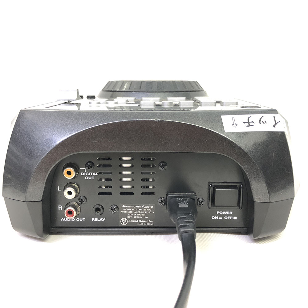 CDプレーヤー背面